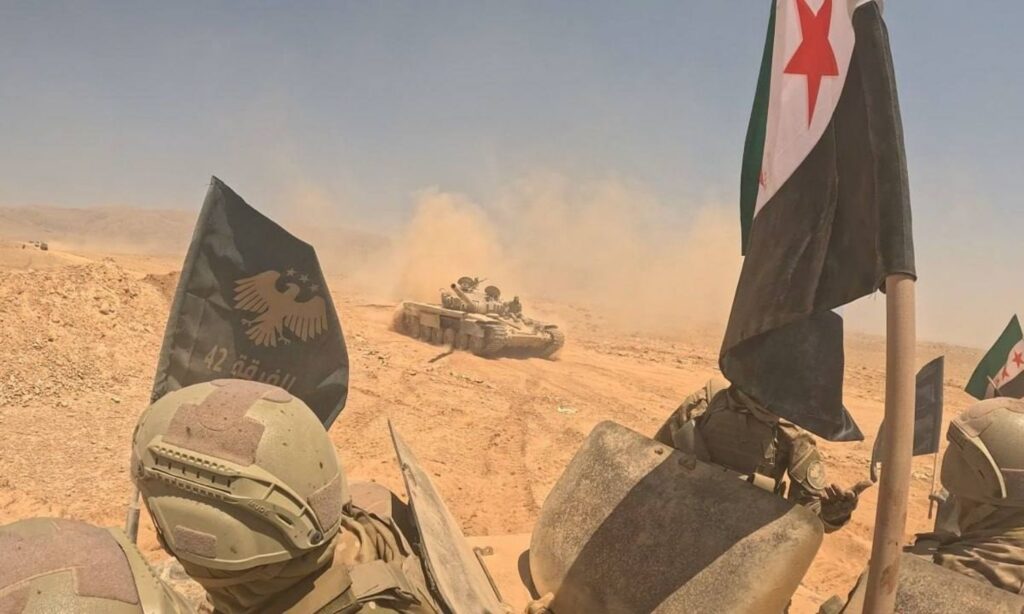 Live-fire training by special forces of the Syrian Arab Army’s 42nd Division – 27 July 2025 (Syrian Ministry of Defense / Facebook)