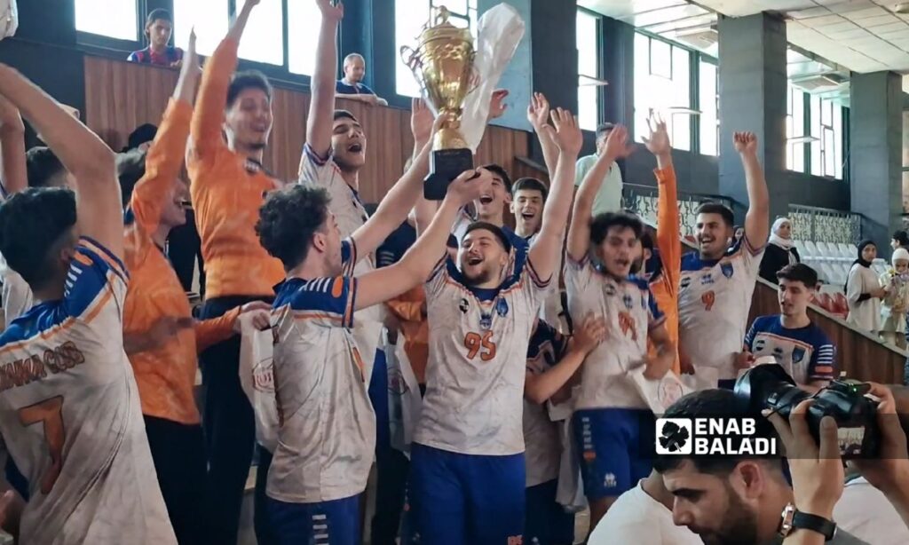 Al-Nawair Club crowned in the First Liberation Handball Championship – August 14, 2025 (Enab Baladi/Anas al-Khouli)