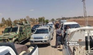 Renewed clashes between local factions and tribal fighters in the vicinity of Tel al-Hadid in western Suwayda countryside – July 3, 2025 (Enab Baladi / Mahjoub al-Hashish)