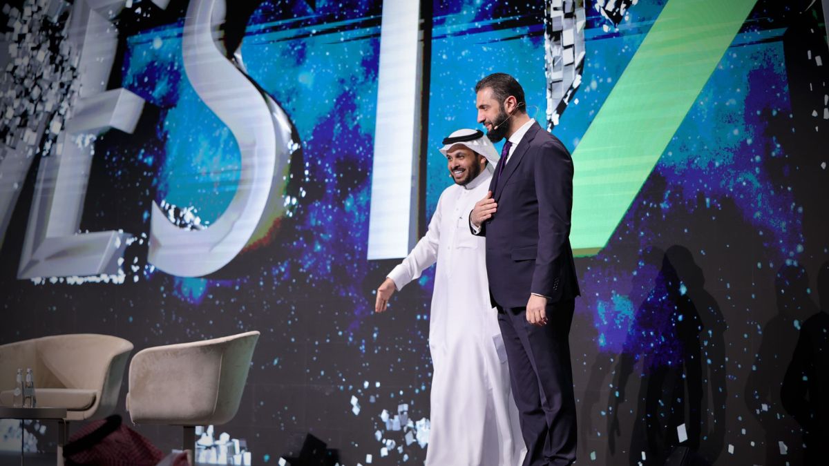 Syria’s transitional president Ahmed al-Sharaa participates in the Future Investment Initiative conference, October 29, 2025 (Presidency of the Syrian Arab Republic)