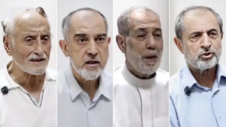 From right: Mohammed al-Shaar, Ahmed Hassoun, Atef Najib, and Ibrahim Huwija (Syrian Ministry of Justice/X)