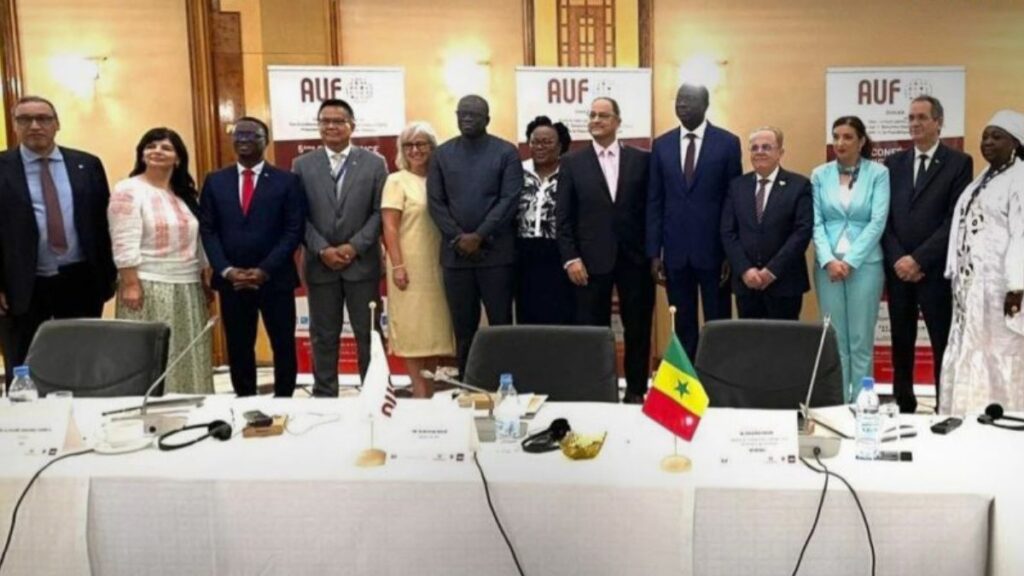 From Syria’s participation in the AUF Conference of Ministers of Higher Education in Senegal, November 6, 2025 (SANA)