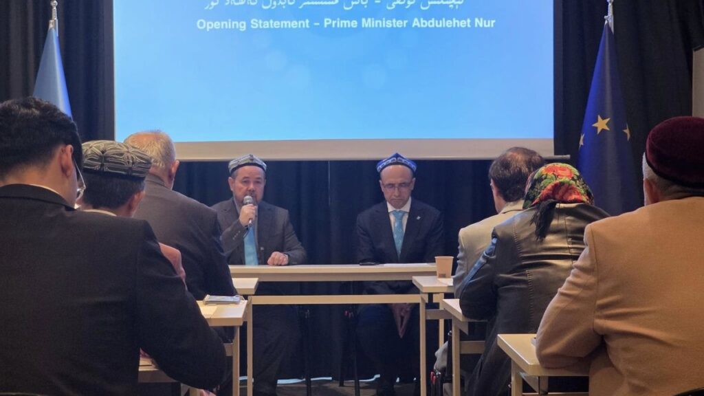 A meeting of the political movement of the East Turkestan Government in Exile in Europe, 4 November 2025 (East Turkestan Government in Exile)