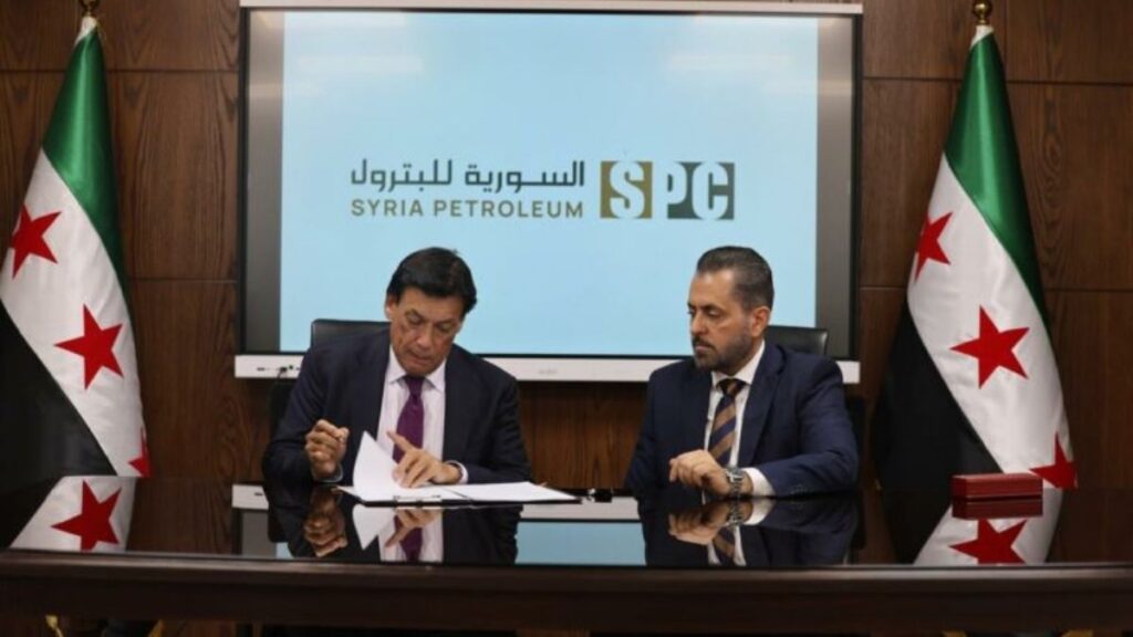 Signing of a memorandum of understanding between the Syrian Petroleum Company and Dana Gas, 12 October 2025 (Dana Gas)