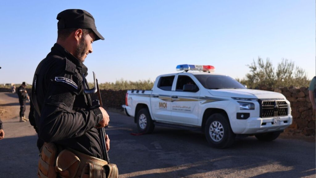 Members of the Internal Security Forces affiliated with the Syrian Interior Ministry in Daraa governorate, 10 October 2025 (Syrian Interior Ministry)
