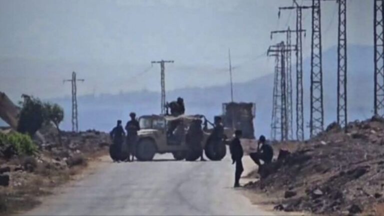 Israeli soldiers in Quneitra (southern Syria), 17 November 2025 (Quneitra Now, Facebook)