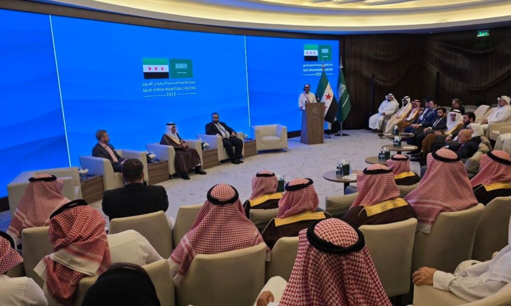 Saudi–Syrian economic roundtable, October 27, 2025, Ministry of Economy and Industry/X.