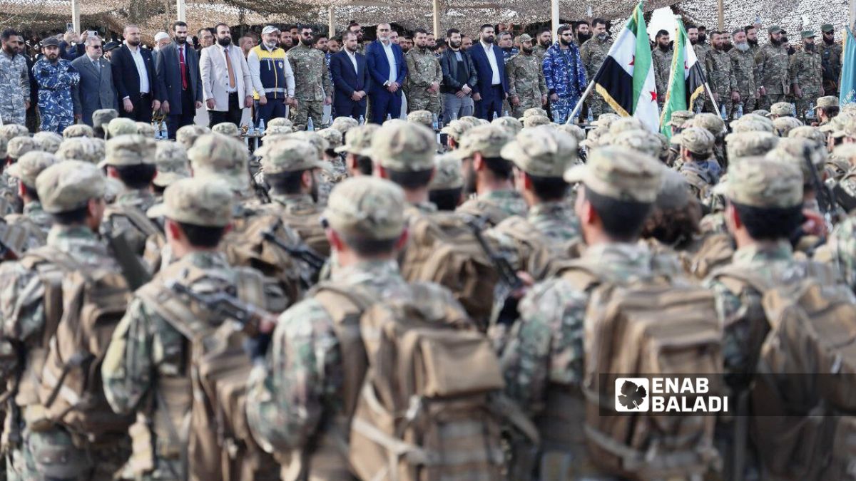 A military march in Tartus on the occasion of Liberation Day, 8 December 2025 (Enab Baladi/ Shaaban Shamieh )