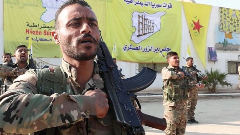 From the graduation of a training course for Syrian Democratic Forces (SDF) fighters in Deir ez-Zor, 8 December 2025 (Syrian Democratic Forces)