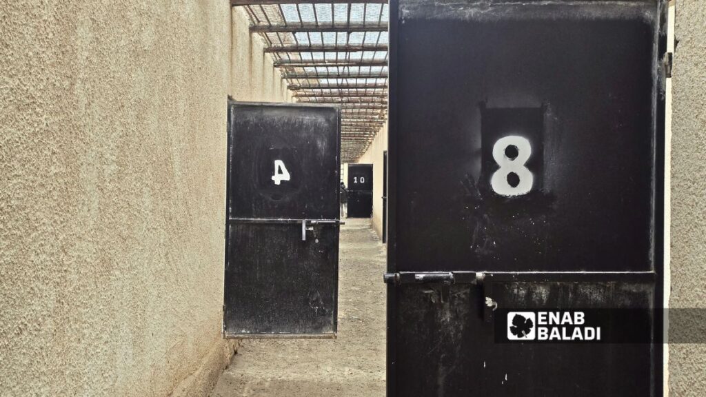 The prison is currently under the control of Syrian government forces after it was handed over from the Syrian Democratic Forces (SDF), 22 January 2026. (Enab Baladi, Marwan al-Mudahi)