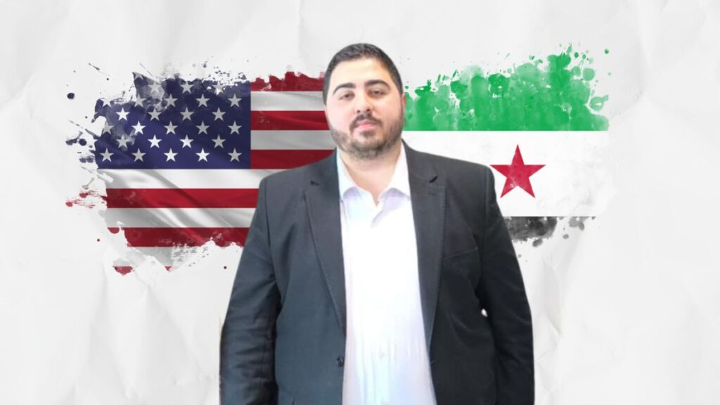 Mohammed Qanatrii, chargé d'affaires at the Syrian Embassy in Washington (Enab Baladi edit)