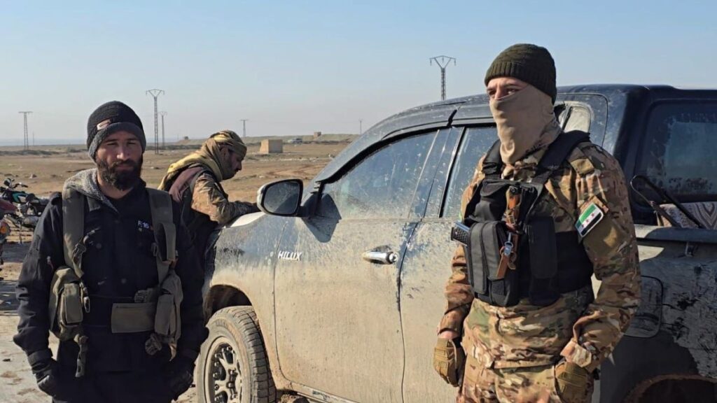 Syrian army soldiers in the countryside of al-Hasakah Governorate (northeastern Syria), 21 January 2026 (Enab Baladi, Marwan al _Mudhe)