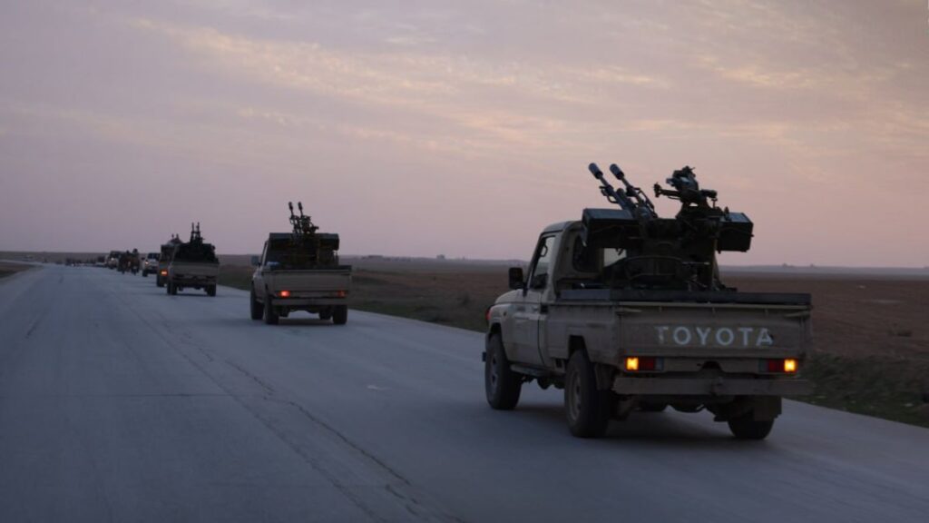 Syrian army reinforces its forces along the Iraqi border, March 5, 2026 (SANA)