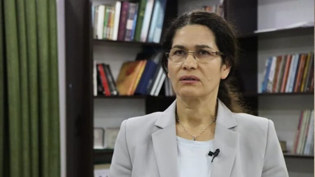 Kurdish politician Ilham Ahmed, April 20, 2026. (Hawar)