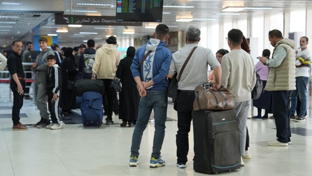 Passenger movement at Damascus International Airport, April 28, 2026. (Syrian Civil Aviation Authority)