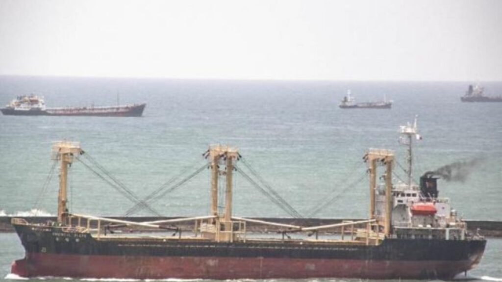 The hijacking of a cargo tanker off Somalia's coast revives the specter of piracy in the Horn of Africa, April 27, 2026. (VesselFinder)