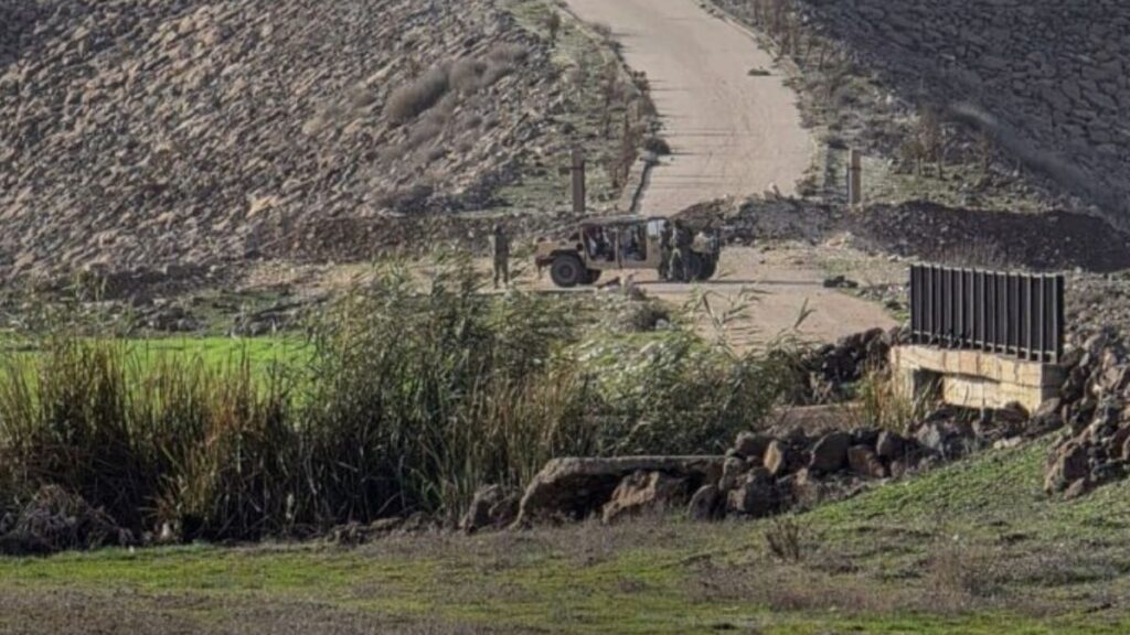 Israeli forces advance into the Quneitra countryside, April 4, 2026. (SANA)