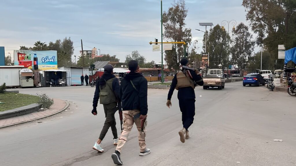 Armed National Guard members in Suwayda, February 6, 2026. (Suwayda Press)