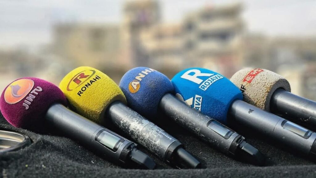 A broad media network operates in SDF-controlled areas