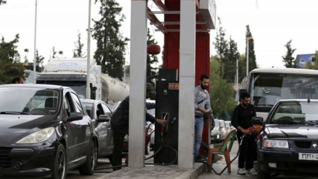 A fuel station in Syria (AFP)