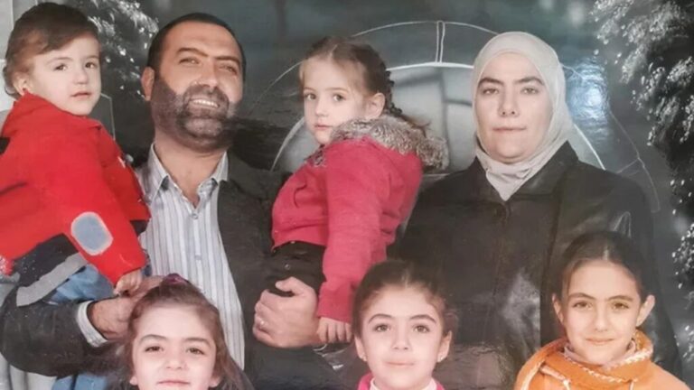 Syrian doctor Rania al-Abbasi and her family. (Amnesty International)