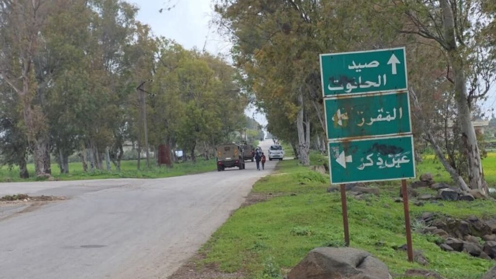 An Israeli army unit advances into southern rural Quneitra, May 8, 2026 (Quneitra Media Directorate)