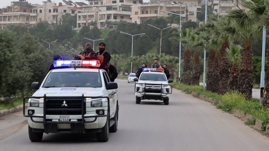 Internal Security Forces carry out a security operation in Homs, April 23, 2026. (Syrian Ministry of Interior)