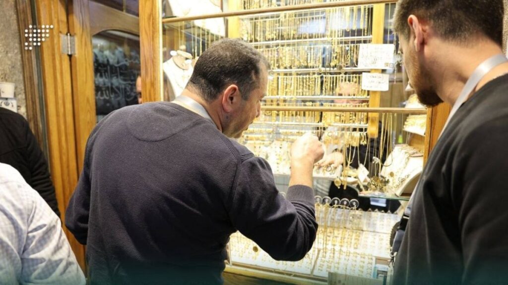 Inspection rounds by the General Authority for Metals in Damascus gold markets to verify gold purity and specifications, April 15, 2026. (General Authority for Metals Management)
