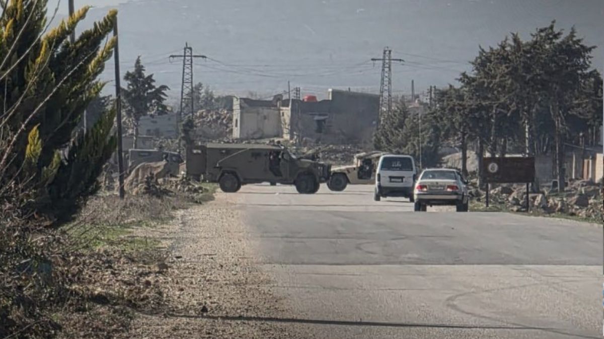 An Israeli patrol incursion in Quneitra countryside, June 12, 2026. (SANA)