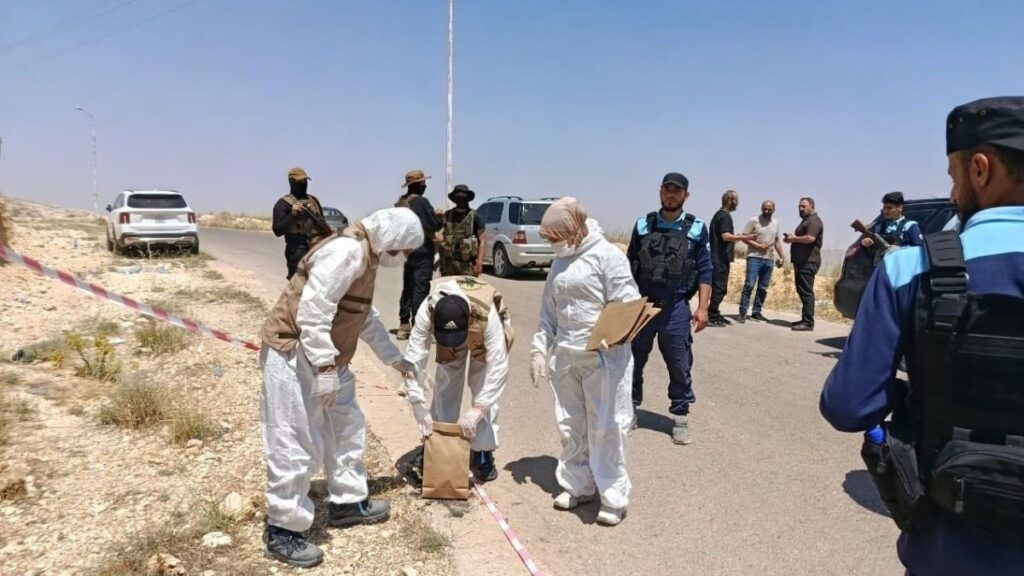 Teams from the National Commission for the Missing begin assessing remains found in Rif Dimashq, June 12, 2026 (National Commission for the Missing)