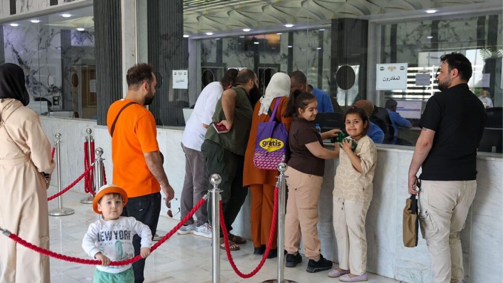 Passenger movement at the Tell Abyad border crossing with Turkey, May 29, 2026 (General Authority for Crossings and Customs)