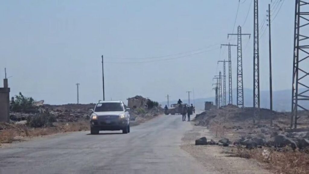 An Israeli army incursion in rural Quneitra, November 20, 2025. (SANA)