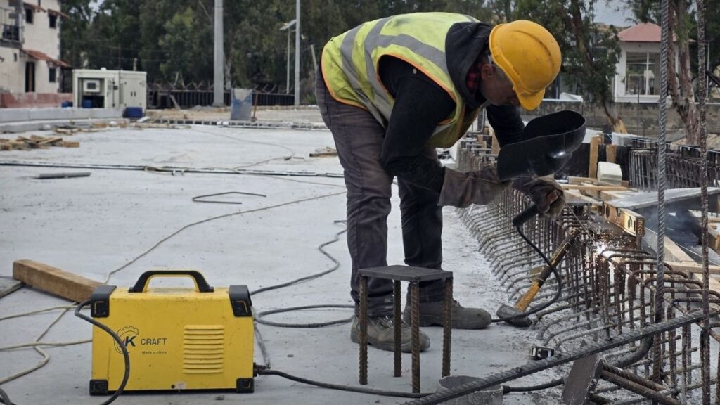 Rehabilitation work at the al-Dabousiyah border crossing with Lebanon ahead of its planned reopening in early September, July 12, 2026. (SANA)