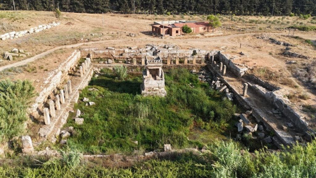Amrit, a Phoenician legend recounting the story of history, lies on the shores of Tartous and embodies the glory of a civilization that illuminated the world, June 17, 2025. (Tartous Governorate/Telegram)