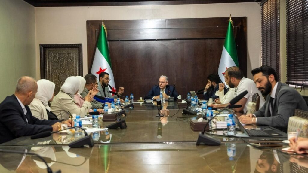 From the Finance Ministry’s discussion of the 2027 budget, June 27, 2026. (Syrian Ministry of Finance)