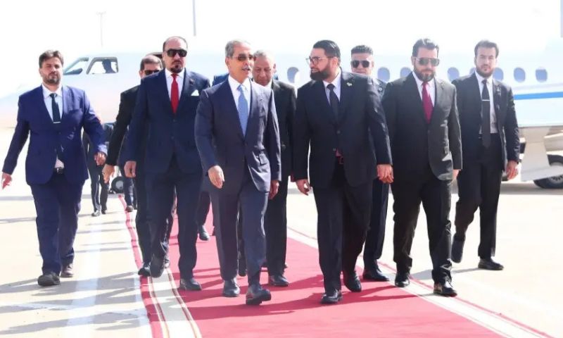 Syrian Justice Minister Mazhar al-Wais receives Iraqi Supreme Judicial Council President Faiq Zidan in Damascus, August 13, 2026 (Syrian al-Ikhbariya)