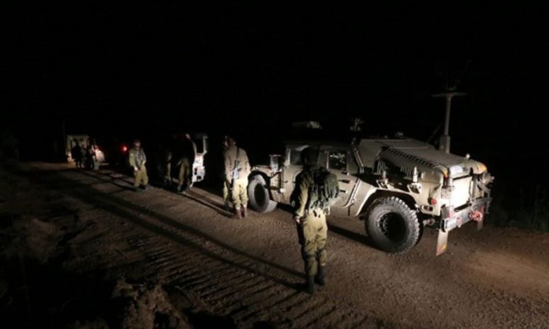 An Israeli patrol during an incursion in Daraa, August 17, 2026 (al-Ikhbariya)