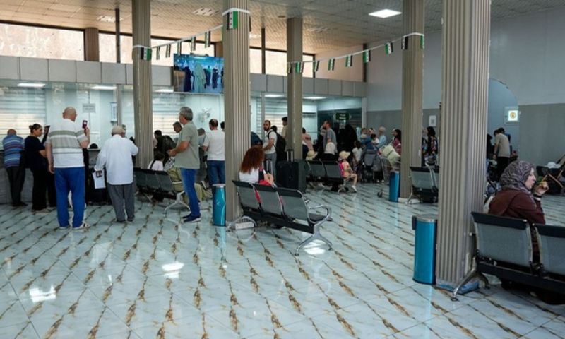 Passenger traffic through the Bab al-Hawa border crossing with Turkey, August 5, 2026 (General Authority for Border Crossings and Customs).