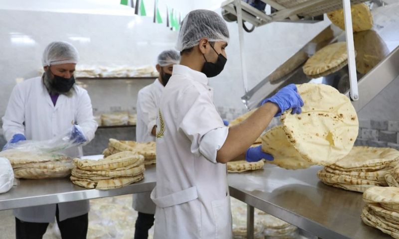 A project to rehabilitate and reopen three bakeries in Aleppo, Idlib, and Tartous, implemented in cooperation between Germany and the World Food Programme, Aug. 6, 2026. (World Food Programme in Syria)