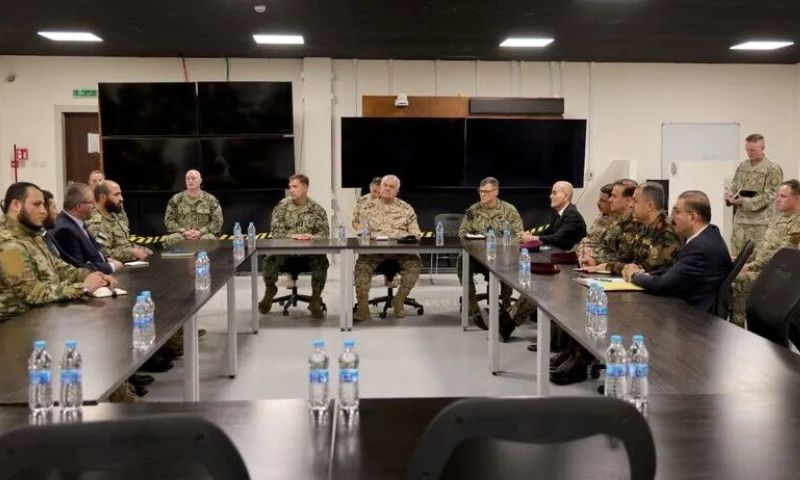 A military meeting in Amman bringing together Syria, Jordan, Iraq, and the Kurdistan Region of Iraq, August 11, 2026 (Anadolu).