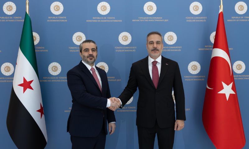 Press conference by the Syrian and Turkish foreign ministers in Ankara, August 6, 2026 (TRT).