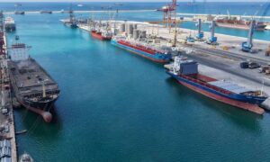 Commercial vessels received at Tartus Port, August 25, 2026. (General Authority for Land and Sea Ports and Customs)