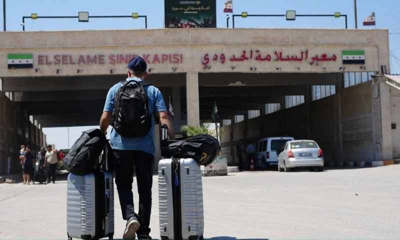 Syrians return through the al-Salama border crossing with Turkey, September 6, 2026. (General Authority for Ports and Customs)