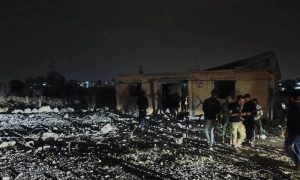 Civilians killed and wounded in Jordanian airstrikes on Daraa (southern Syria), October 26, 2026 (Daraa 24/Facebook)