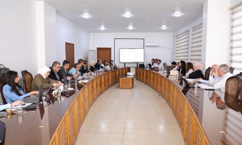 A workshop with international participation on assessing human capital and economic recovery in Damascus, October 17, 2026 (Syrian Planning and Statistics Authority/Facebook).