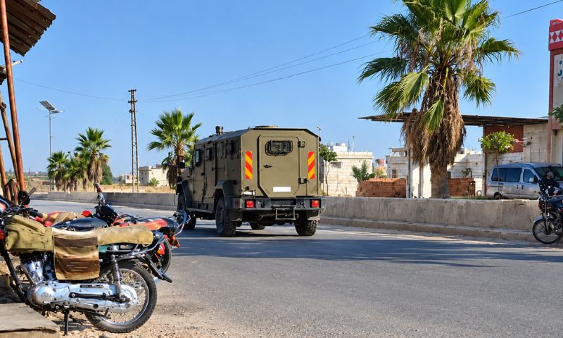 Israeli forces during an incursion into the Quneitra countryside, October 8, 2026 (al-Ikhbariya)